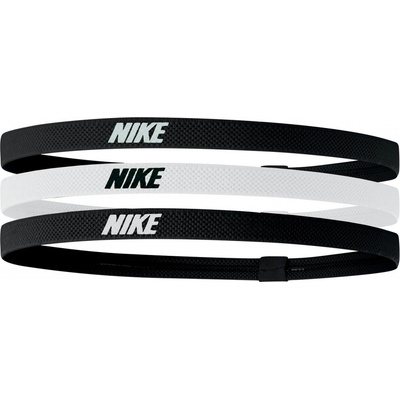 Nike Accesories Elastic headband 2.0 3 PK N.100.4529.036.OS Černá – Zboží Dáma