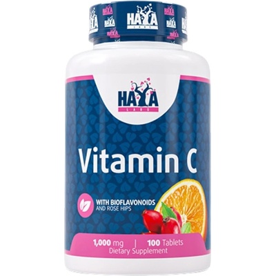 Haya Labs Vitamin C with Bioflavonoids and Rose Hips 1000 mg [100 Таблетки]