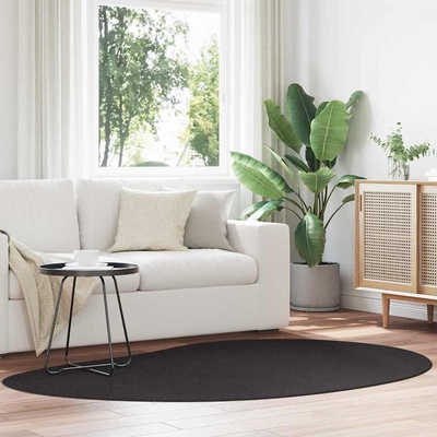 vidaXL Килими за помещение HUARTE Черно 140 x 200 cm Полиестер (4103750)