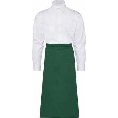 SG Accessories - BISTRO Bistro pasová zástěra ze směsového materiálu 100 × 78 cm Zelená lahvová