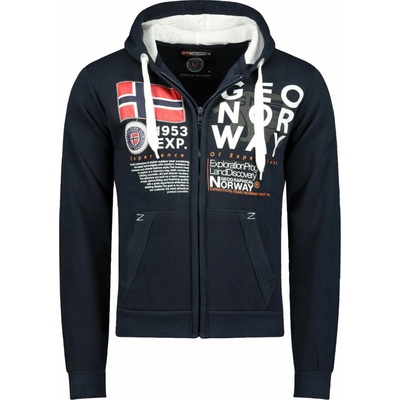 GEOGRAPHICAL NORWAY mikina GASADO MEN černá