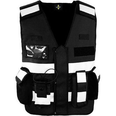 Korntex Bonn reflexní vesta pro speciální jednotky KX040 Black