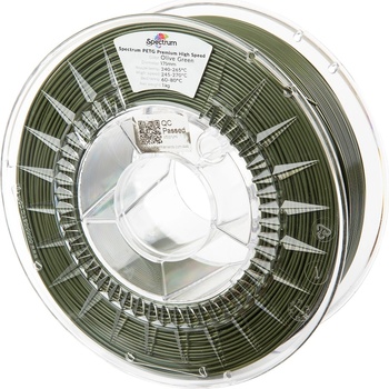 Spectrum 81548 Филамент, PETG Premium High Speed, 1 кг, 1, 75 мм, маслинено зелено (81548)