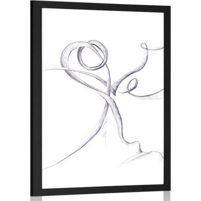 Plakát tajemný nápis Love - 20x30 no frame