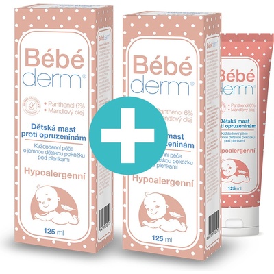 Bébéderm dětská mast proti opruzeninám 125 ml – Zboží Dáma