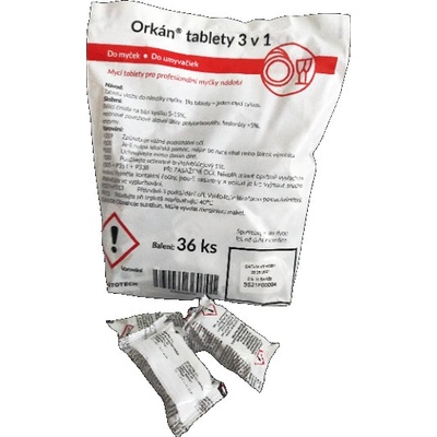 Atotech Orkán mycí tablety 3v1 pro domácí myčky 36 ks