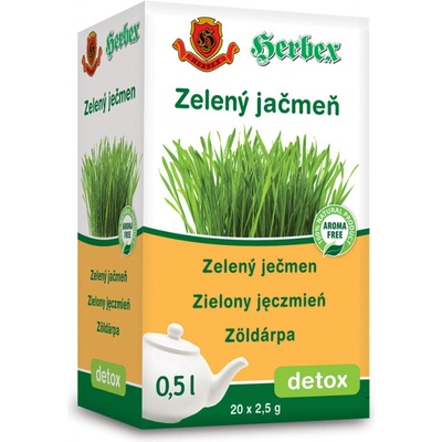 Herbex zelený jačmeň bylinný čaj 20x 2,5 g 50 g