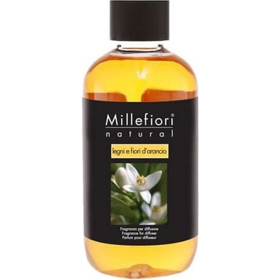 Millefiori Milano Náplň do difuzéru Dřevo pomerančová květy 250 ml