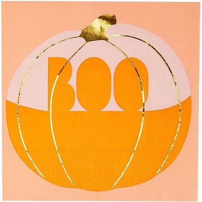 Wrimes Halloween Dýně "Pumpkin Brights" Ubrousky luxusní papírové 33cm 16ks