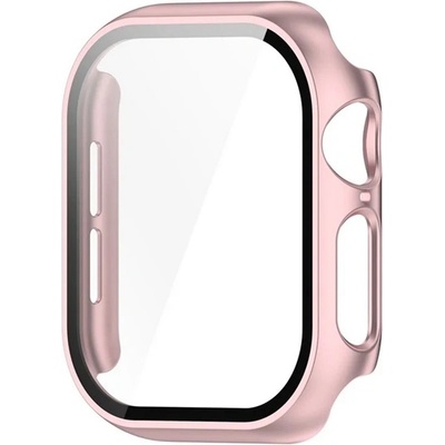 gigapack Apple Watch Series 11 42mm / 10 42mm GIGAPACK Пластмасова рамка, удароустойчивост + защитно стъкло за дисплея, ЗЛАТНА GP-162680 (GP-162680)