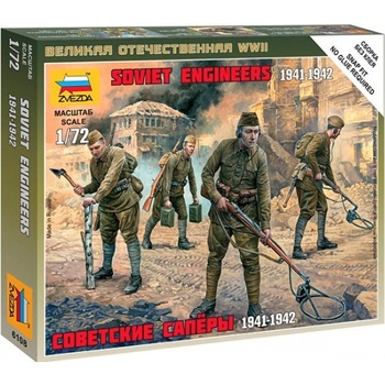 ZVEZDA Wargames WWII figurky 6108 Soviet Engineers WWII 1:72