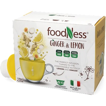 FoodNess | Ginger & Lemon Tea - 10 капсули за Dolce Gusto