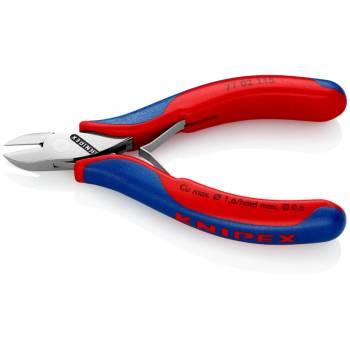 KNIPEX Клещи диагонални резачки, синьо-червена ръкохватка (k7702115)