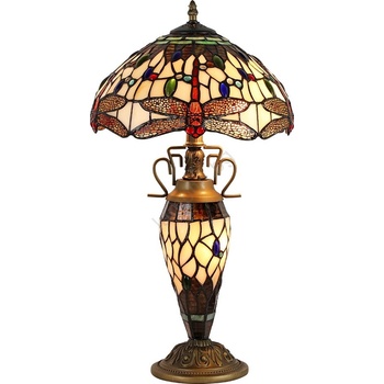 PREZENT 1710 - Настолна лампа TIFFANY 2xE27/60W + 1xE14/7W/230V (1710)
