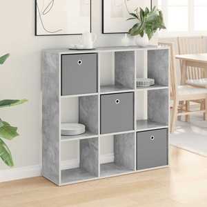 vidaXL Служебен шкаф Циментено сиво 102 x 31 x 99, 5 см (8000495)