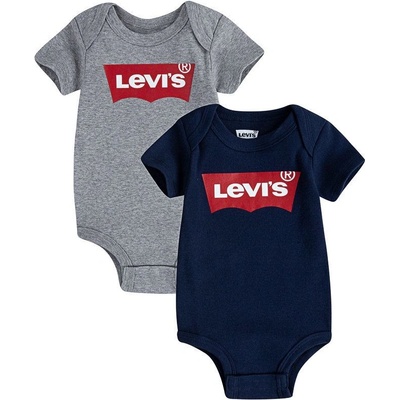 Levi's Бебешко боди Levi's в тъмносиньо (NL0243.CO.K)