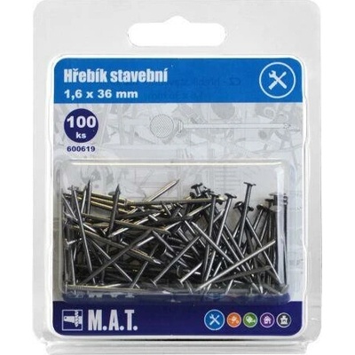 M.A.T. GROUP hřebík stavební 36x1,6mm (100ks) MAT600619