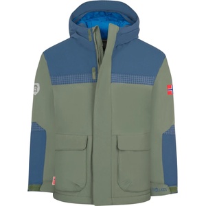 TROLLKIDS Детско зимно яке Trollkids Kid's Finnmark Jacket XT Winter jacket - Ivy / Mystic Blue / Electric Blue - размер 176 (EU) (703-6159-0220)
