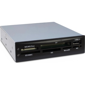 Inter-Tech Ac четец за карти nitrox ci-02 3, 5 вътрешен usb2.0, черен (88884088)