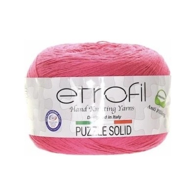 Příze Puzzle Solid fuchsiová PS019