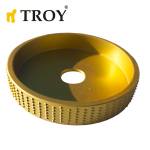 TROY Диск за дърво - за ъглошлайф / Диск за шлайфане на дърво 100 mm / Troy 25090 / (T 25090)