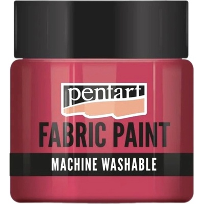Pentart barva na textil 50 ml karmínová