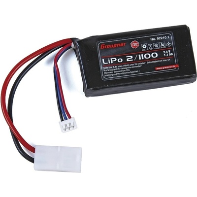 Graupner LiPo-Acu 2/1100 s TAM konektorem 7,4V