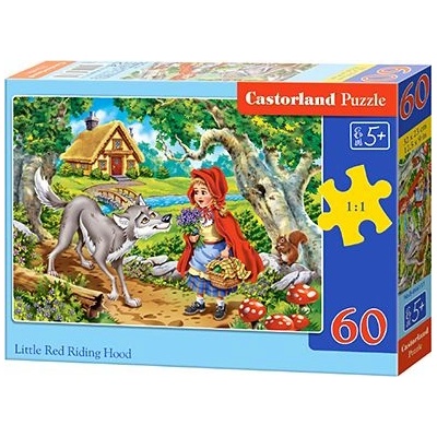 Castorland Little Red Riding Hood Пъзел 60 броя Деца (287336) (287336)