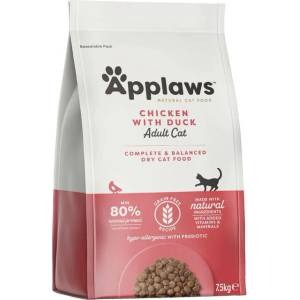 Applaws Adult Cat Chicken with Duck - суха храна за котка с 80% пиле и патица 7.5kg