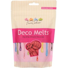 FunCakes Deco Melts poleva červená 250 g