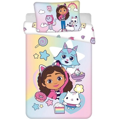 JERRY FABRICS Povlečení do postýlky Gábinin kouzelný domek Sugar Dream baby 100% bavlna 100x135, 40x60 cm