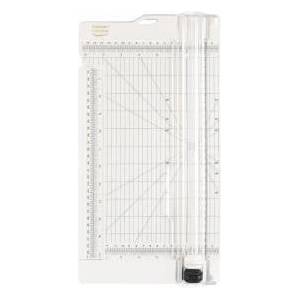 Vaessen Creative | Paper cutter and folding board 2in1 | Cutting machine paper | Cuts up to A3 paper size | Guillotine, scrapbook, lever cutter | 30.5 x 15 cm | White - 2207-108