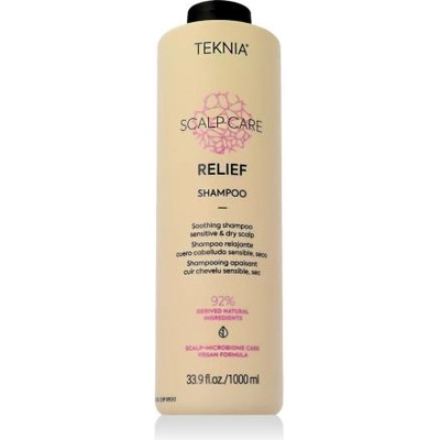 Lakmé Teknia Scalp Care Relief Shampoo 1000 ml мицеларен шампоан за чувствителен и сух скалп унисекс