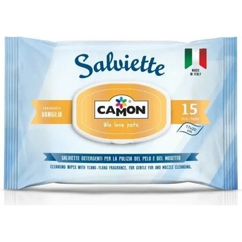 Image 1 of Camon Cleaning Vanilla мокри кърпички с аромат на ванилия 15 броя