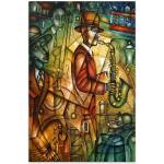 TopMebel " Street Artists" TopMebel картина на платно с дигитален печат 50x75x3cm