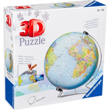 Ravensburger 3D Пъзел Ravensburger от 540 части - Глобус (12436)