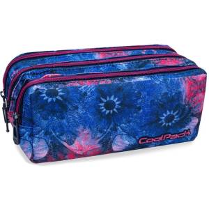 COOLPACK Ученически несесер с три ципа CoolPack Primus Pink Magnolia