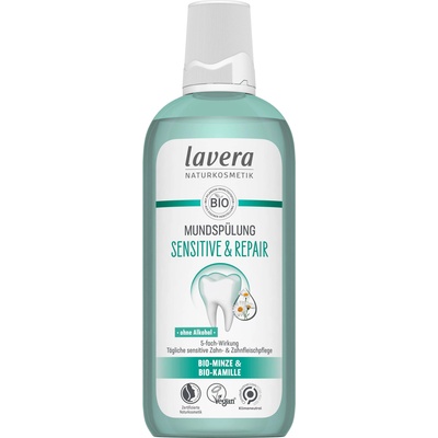Lavera Вода за уста без алкохол Sensitive & Repair, 400 ml