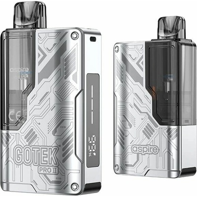 Aspire Gotek Pro II Pod Kit 2500 mAh Silver