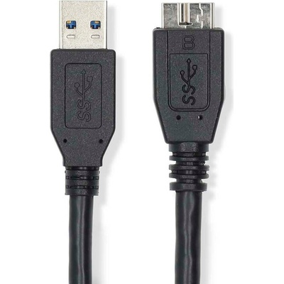 Nedis CCGL61500BK05 USB 3.0/ zástrčka USB-A - zástrčka USB-Micro B, 50cm, černý