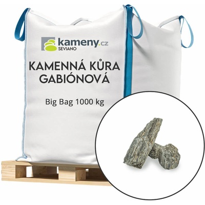 Kameny.cz Kamenná kůra gabionová Vyberte si balení: Big Bag 1000 kg s dopravou*