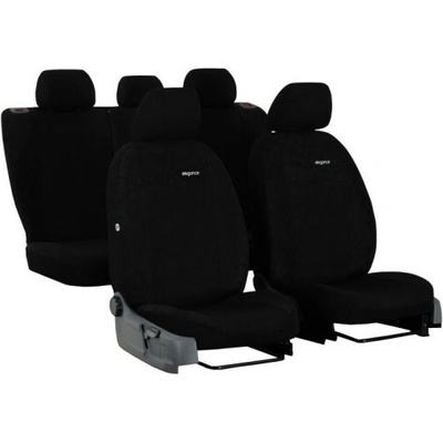 Autopoťah Pok-ter FIAT SCUDO 2+1 II 2007-2016 Elegance velour-velour čierna
