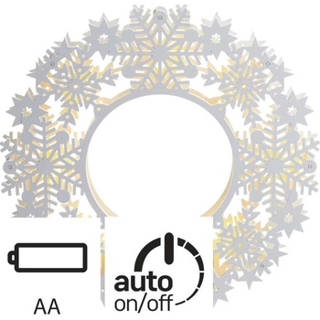 EMOS Lighting ZY1959 LED vianočný veniec 30× 30 cm