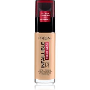 L'Oréal Infaillible 32H Fresh Wear дълготраен течен фон дьо тен цвят 120 VANILA 30ml