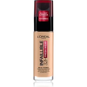L'Oréal Infaillible 32H Fresh Wear дълготраен течен фон дьо тен цвят 120 Warm Doré 30ml