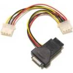 Kolink SATA захранващ кабел конвертор Sata-3x4pin женски 95130 / KKTSAP01M03 (95130 / KKTSAP01M03)