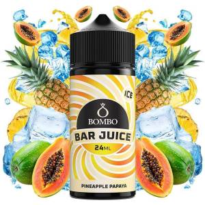 Bombo Bar Juice Pineapple Papaya Ice 24ml/120ml - boombvaping - 23,45 лв