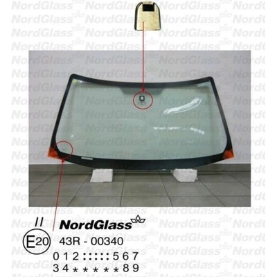 NordGlass Čelní sklo - zelené ASNG 3983AGSV1C