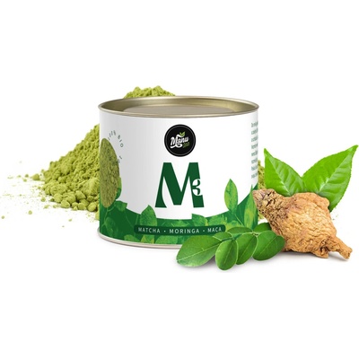 ManuTea M3 MATCHA MORINGA MACA BIO dárková dóza 40 g