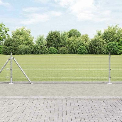 vidaXL Svařovaná drátěná plotina s betonovou základnou 100 x 0,5 m